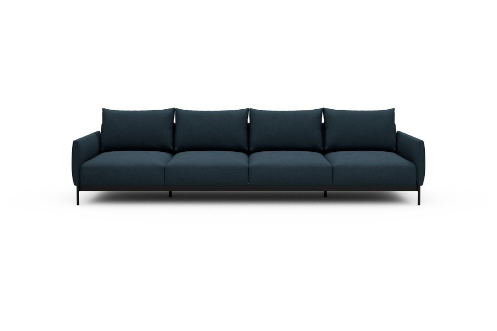 Tokey Modular Sofa - A4 - 315 x 100 cm - 4 Seater - 580 Argus Navy Blue