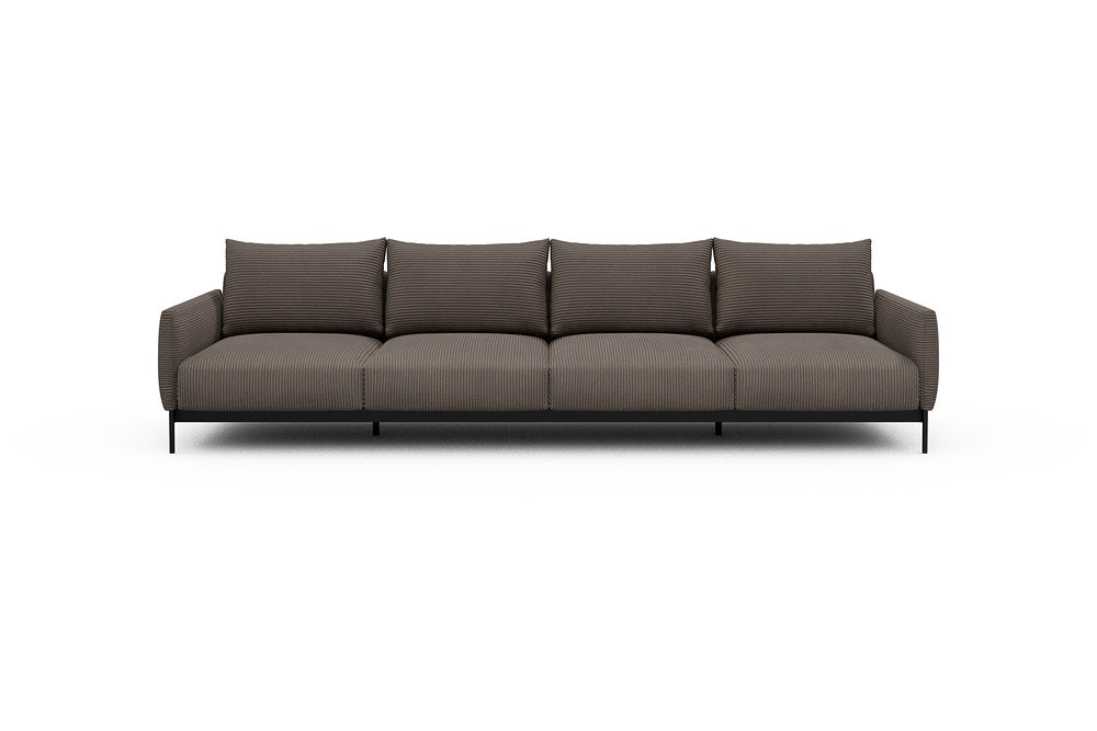 Tokey Modular Sofa - A4 - 315 x 100 cm - 4 Seater - 596 Corduroy Mocha