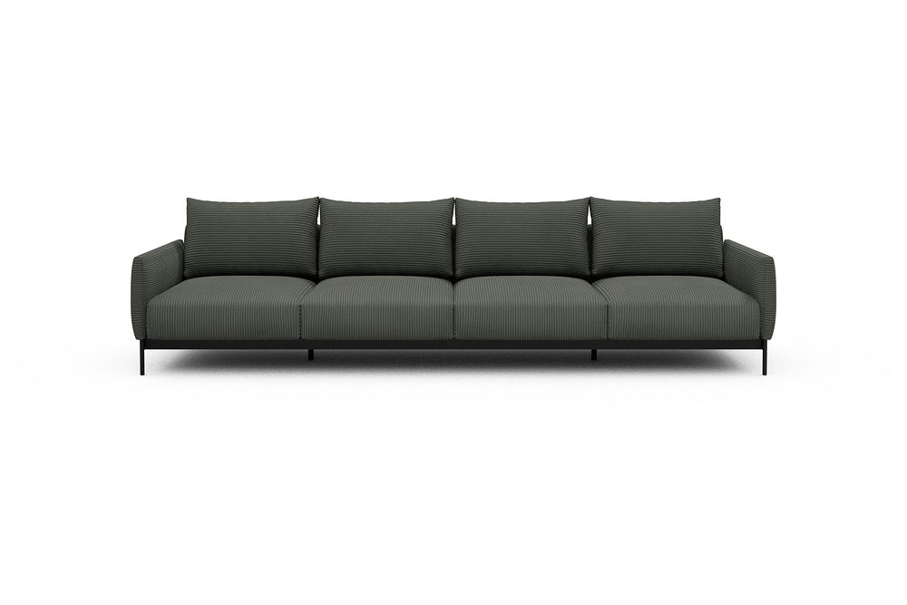 Tokey Modular Sofa - A4 - 315 x 100 cm - 4 Seater - 598 Corduroy Sage