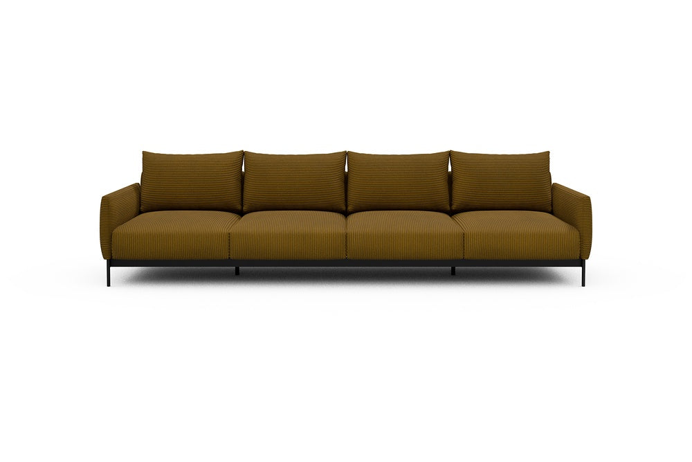 Tokey Modular Sofa - A4 - 315 x 100 cm - 4 Seater - 601 Corduroy Ochre