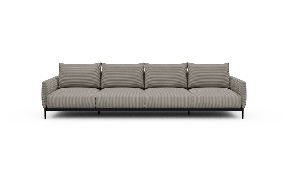 Tokey Modular Sofa - A4 - 315 x 100 cm - 4 Seater - 603 Corduroy Beige