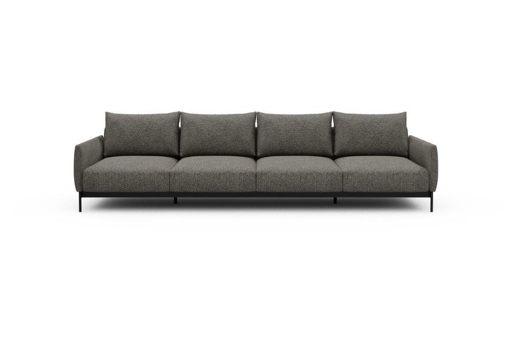Tokey Modular Sofa - A4 - 315 x 100 cm - 4 Seater - 771 Carreno Sepia Brown