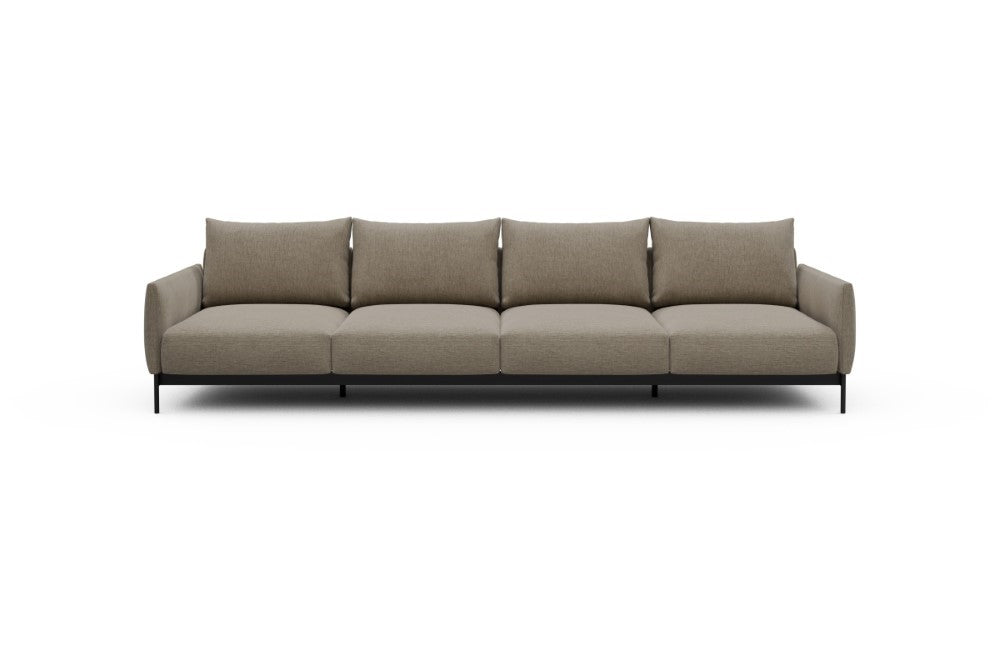 Tokey Modular Sofa - A4 - 315 x 100 cm - 4 Seater - 810 Smooth Smooth Beige