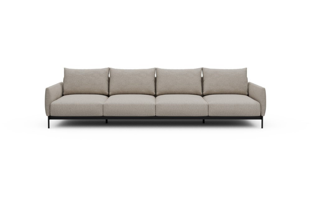 Tokey Modular Sofa - A4 - 315 x 100 cm - 4 Seater - 816 Aivi Lace Beige