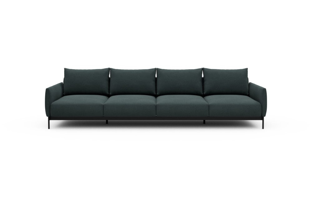 Tokey Modular Sofa - A4 - 315 x 100 cm - 4 Seater - 851 Mahoga Dark Blue