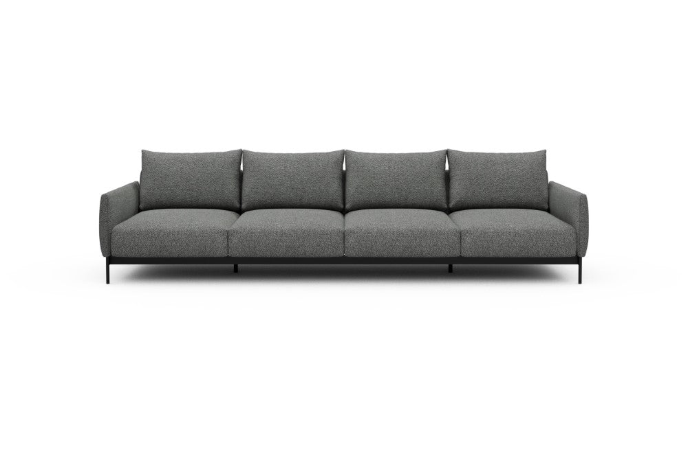 Tokey Modular Sofa - A4 - 315 x 100 cm - 4 Seater - 868 Vanora Warm Grey