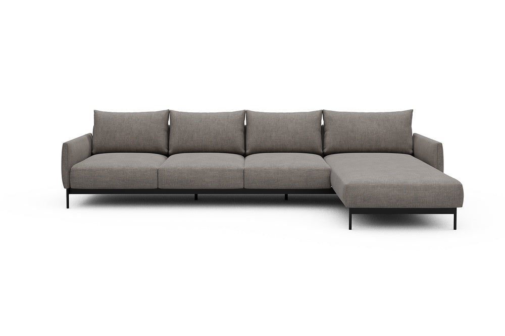Tokey Modular Sofa - B3 - 330 x 185 cm - 3 Seater + Chaise - 418 Esina Truffle