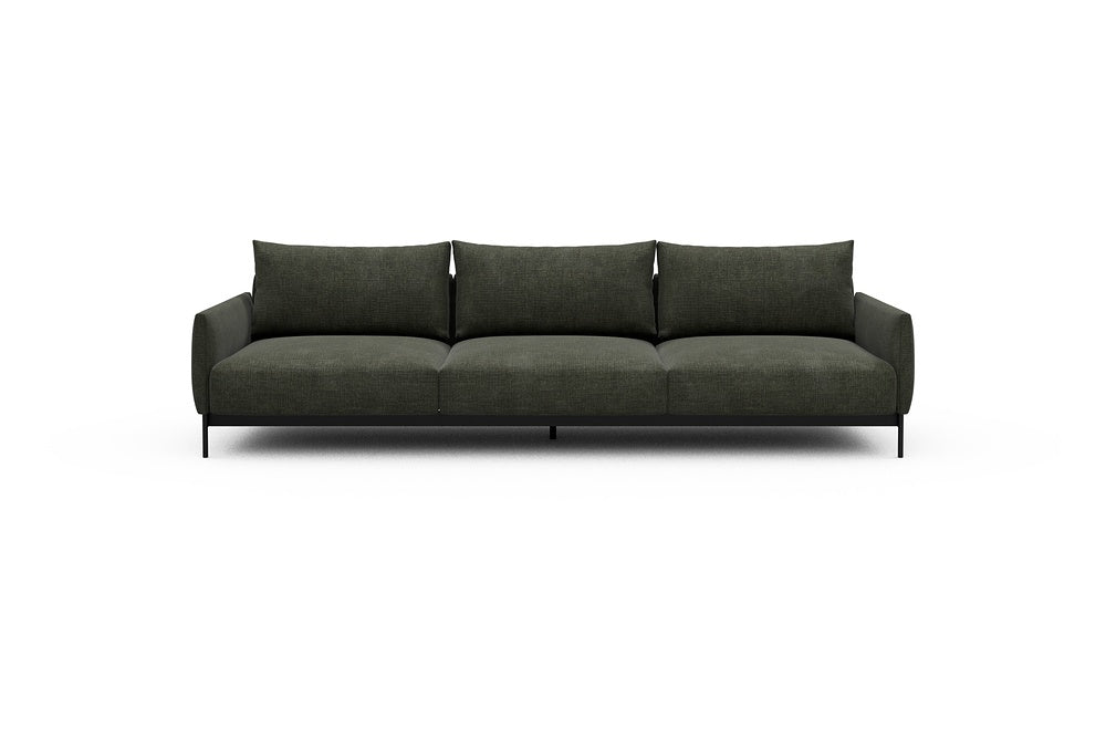 Tokey Modular Sofa - C3 - 285 x 100 cm - 3 Seater - 413 Esina Olive Green