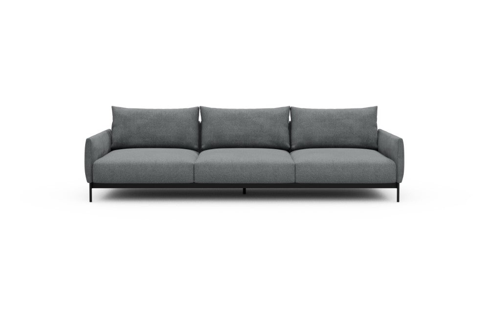 Tokey Modular Sofa - C3 - 285 x 100 cm - 3 Seater - 495 Casone Gravel Grey