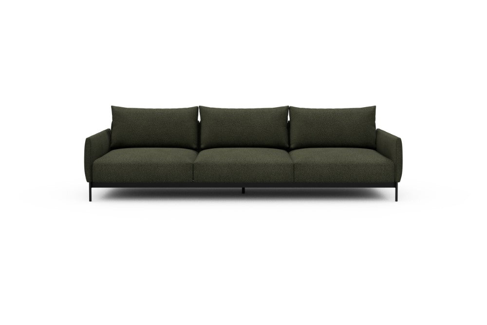 Tokey Modular Sofa - C3 - 285 x 100 cm - 3 Seater - 535 Bouclé Forest Green