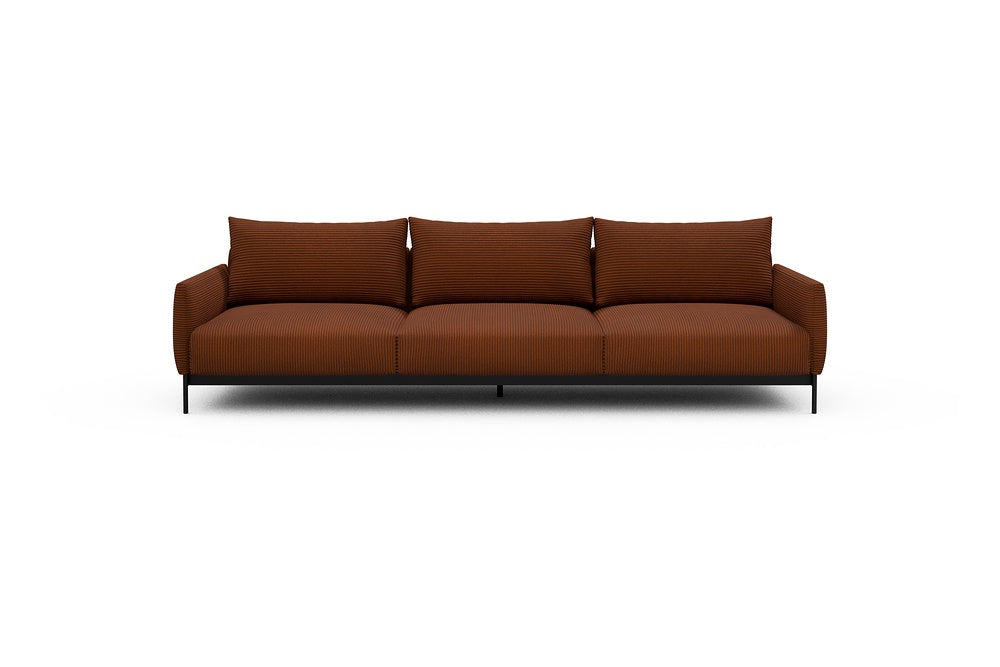Tokey Modular Sofa - C3 - 285 x 100 cm - 3 Seater - 595 Corduroy Burnt-Orange