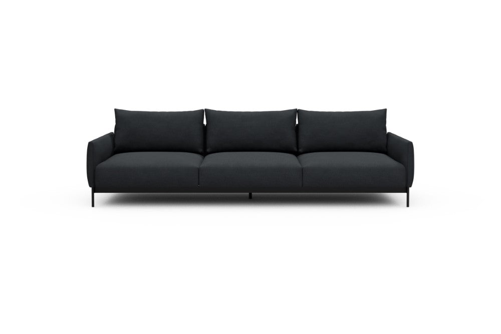 Tokey Modular Sofa - C3 - 285 x 100 cm - 3 Seater - 766 Cura Anthracite