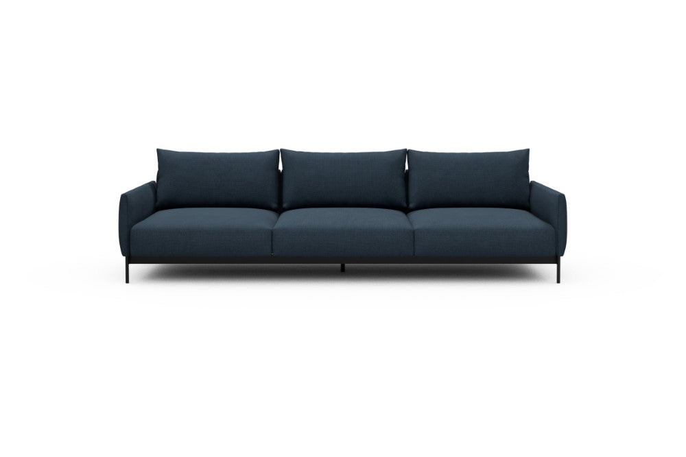 Tokey Modular Sofa - C3 - 285 x 100 cm - 3 Seater - 768 Cura Oxford Blue
