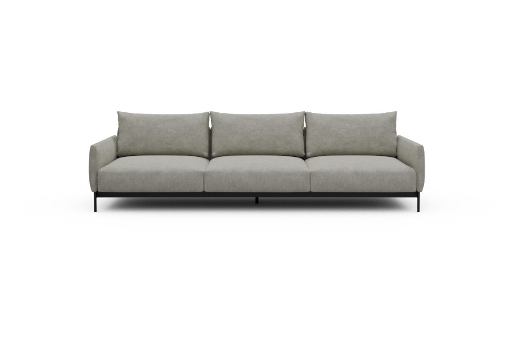 Tokey Modular Sofa - C3 - 285 x 100 cm - 3 Seater - 773 Carreno Moon Stone White
