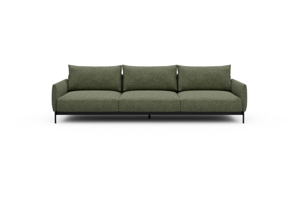 Tokey Modular Sofa - C3 - 285 x 100 cm - 3 Seater - 775 Carreno Vivid Green
