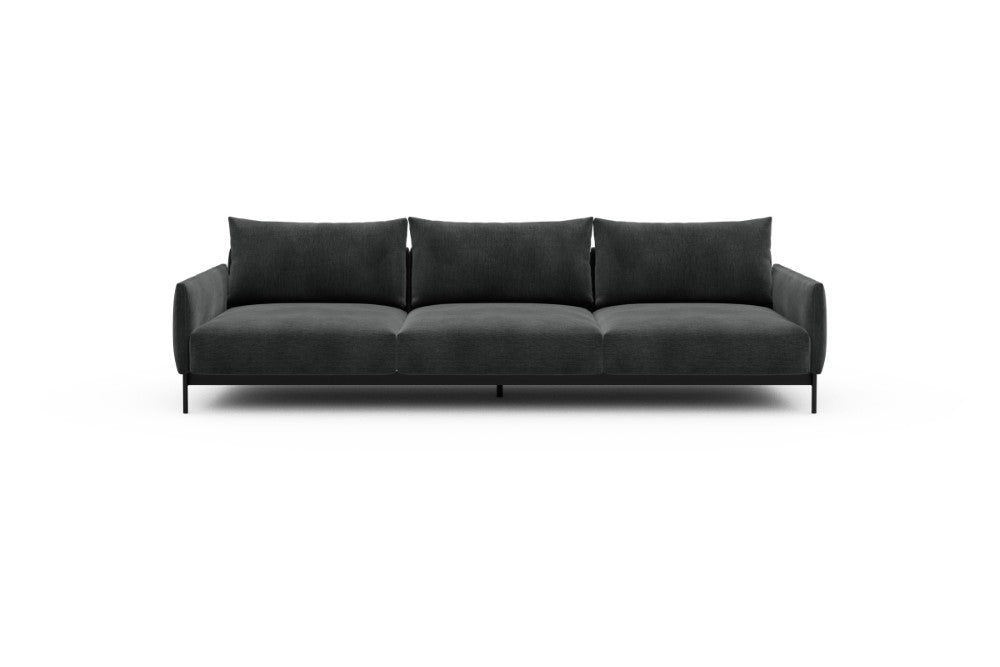 Tokey Modular Sofa - C3 - 285 x 100 cm - 3 Seater - 811 Smooth Deep Warm Grey