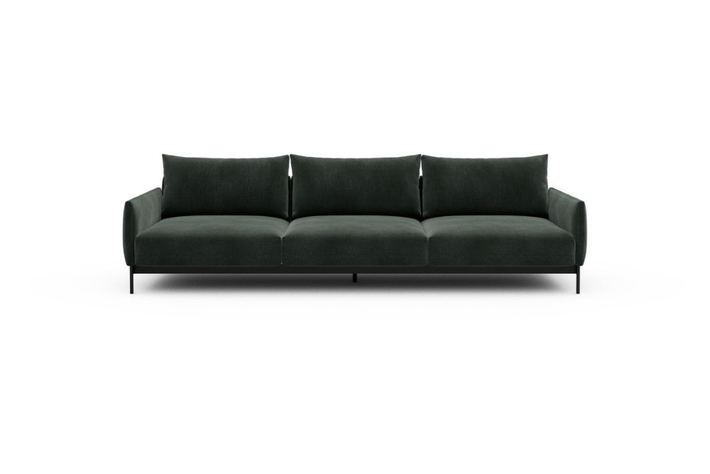 Tokey Modular Sofa - C3 - 285 x 100 cm - 3 Seater - 814 Smooth Laural Green