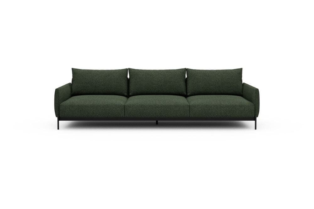 Tokey Modular Sofa - C3 - 285 x 100 cm - 3 Seater - 869 Vanora Deep Green