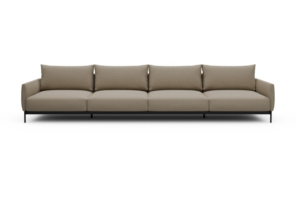 Tokey Modular Sofa - C4 - 375 x 100 cm - 4 Seater - 445 Satya Natural Biege