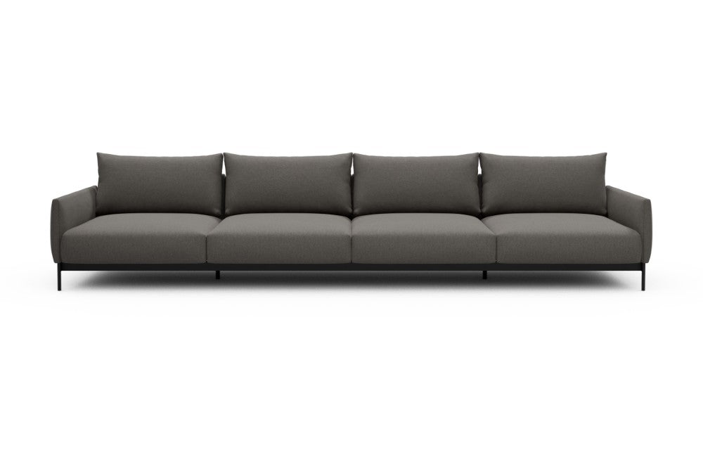 Tokey Modular Sofa - C4 - 375 x 100 cm - 4 Seater - 446 Satya Taupe Brown