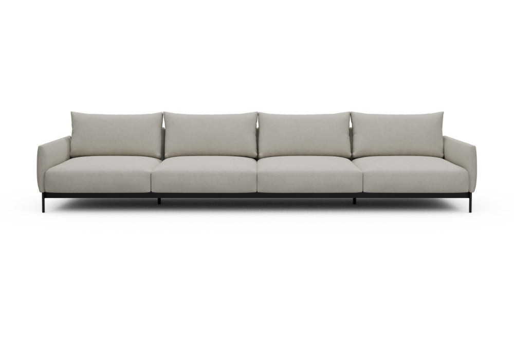 Tokey Modular Sofa - C4 - 375 x 100 cm - 4 Seater - 487 Denari Clean Beige