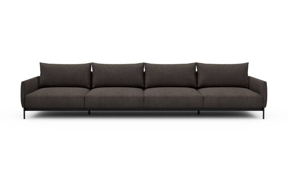 Tokey Modular Sofa - C4 - 375 x 100 cm - 4 Seater - 530 Bouclé Taupe