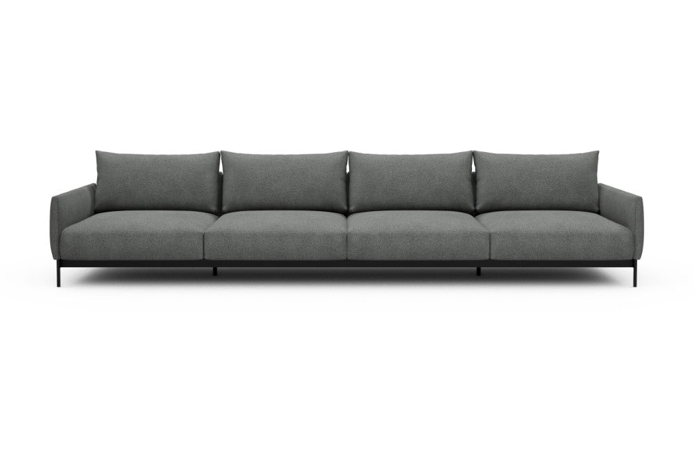 Tokey Modular Sofa - C4 - 375 x 100 cm - 4 Seater - 533 Bouclé Ash Grey