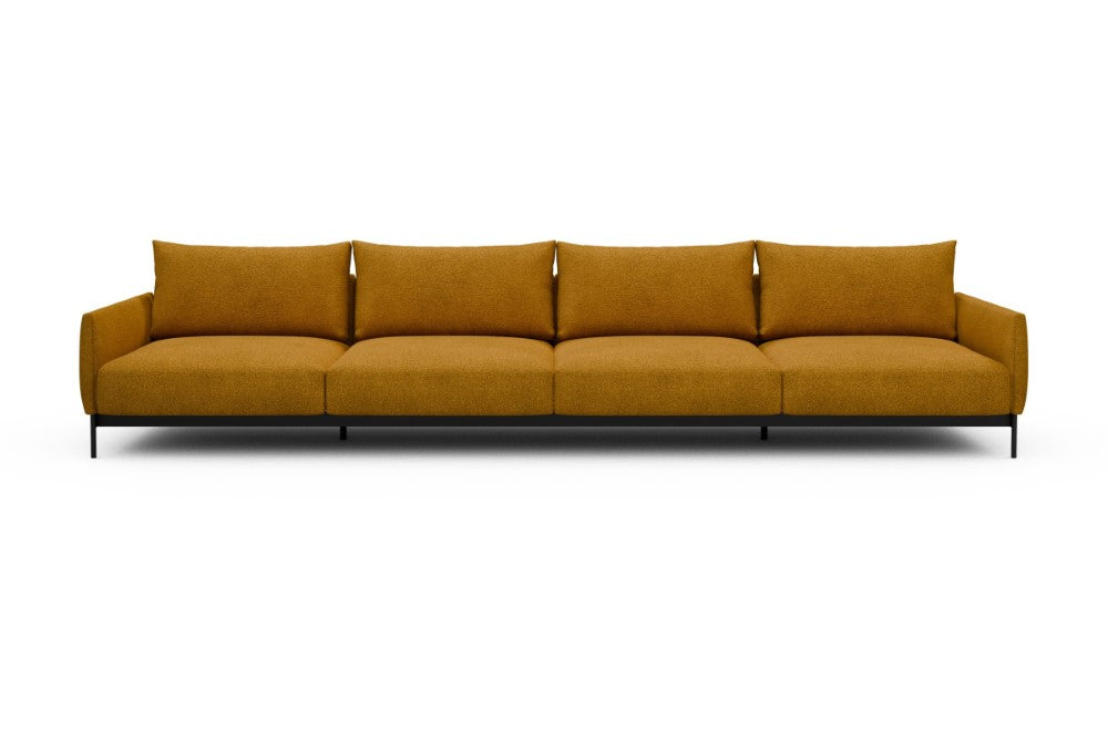 Tokey Modular Sofa - C4 - 375 x 100 cm - 4 Seater - 536 Bouclé Ochre