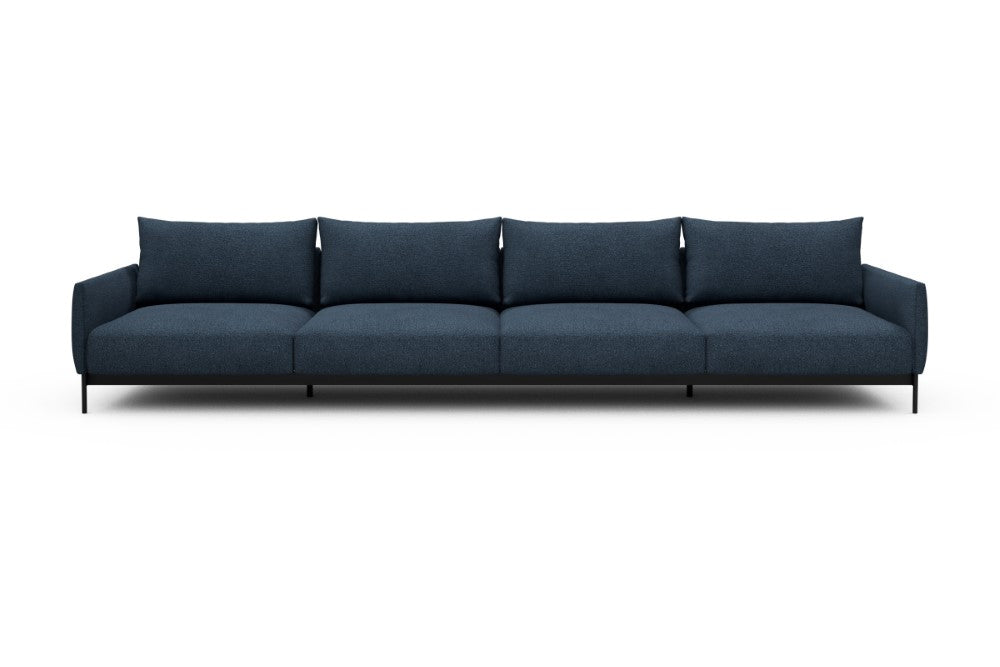 Tokey Modular Sofa - C4 - 375 x 100 cm - 4 Seater - 537 Bouclé Blue