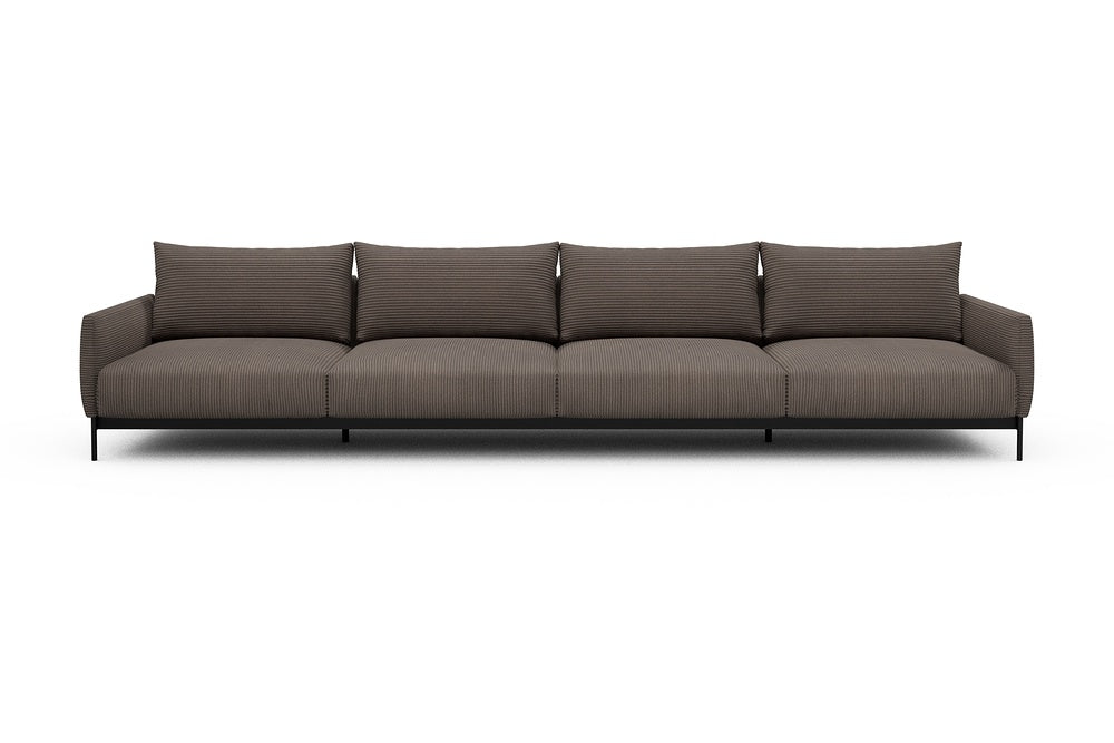 Tokey Modular Sofa - C4 - 375 x 100 cm - 4 Seater - 596 Corduroy Mocha