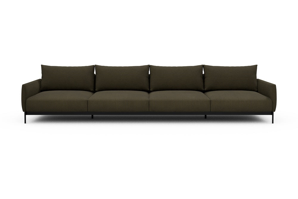 Tokey Modular Sofa - C4 - 375 x 100 cm - 4 Seater - 599 Corduroy Olive