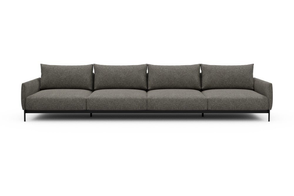 Tokey Modular Sofa - C4 - 375 x 100 cm - 4 Seater - 771 Carreno Sepia Brown