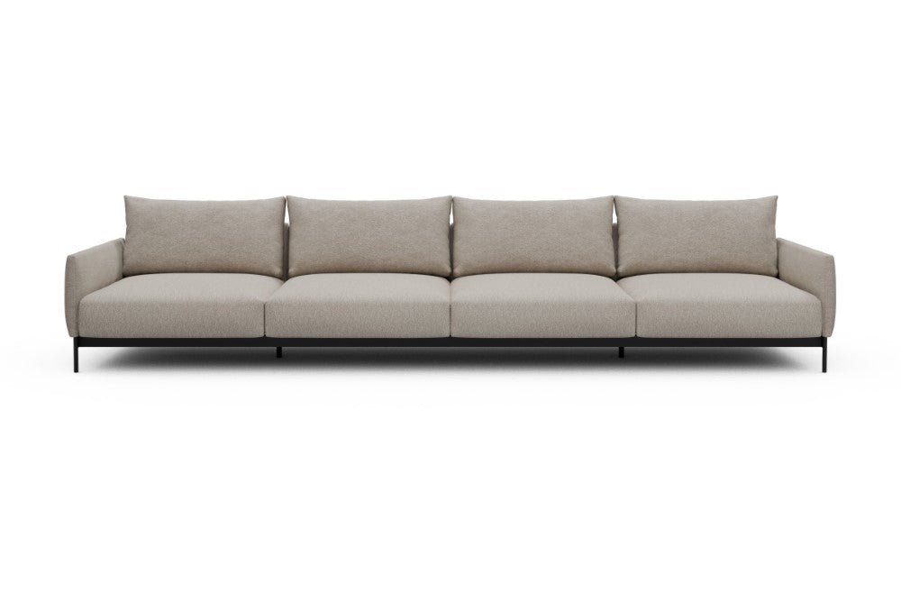 Tokey Modular Sofa - C4 - 375 x 100 cm - 4 Seater - 816 Aivi Lace Beige