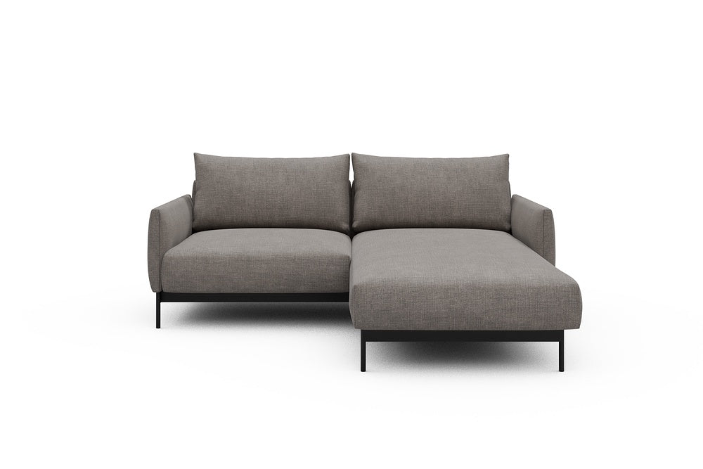 Tokey Modular Sofa - D1 - 195 x 185 cm - 1 Seater + Chaise - 418 Esina Truffle