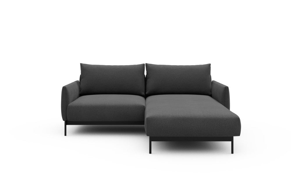 Tokey Modular Sofa - D1 - 195 x 185 cm - 1 Seater + Chaise - 441 Satya Warm Zinc