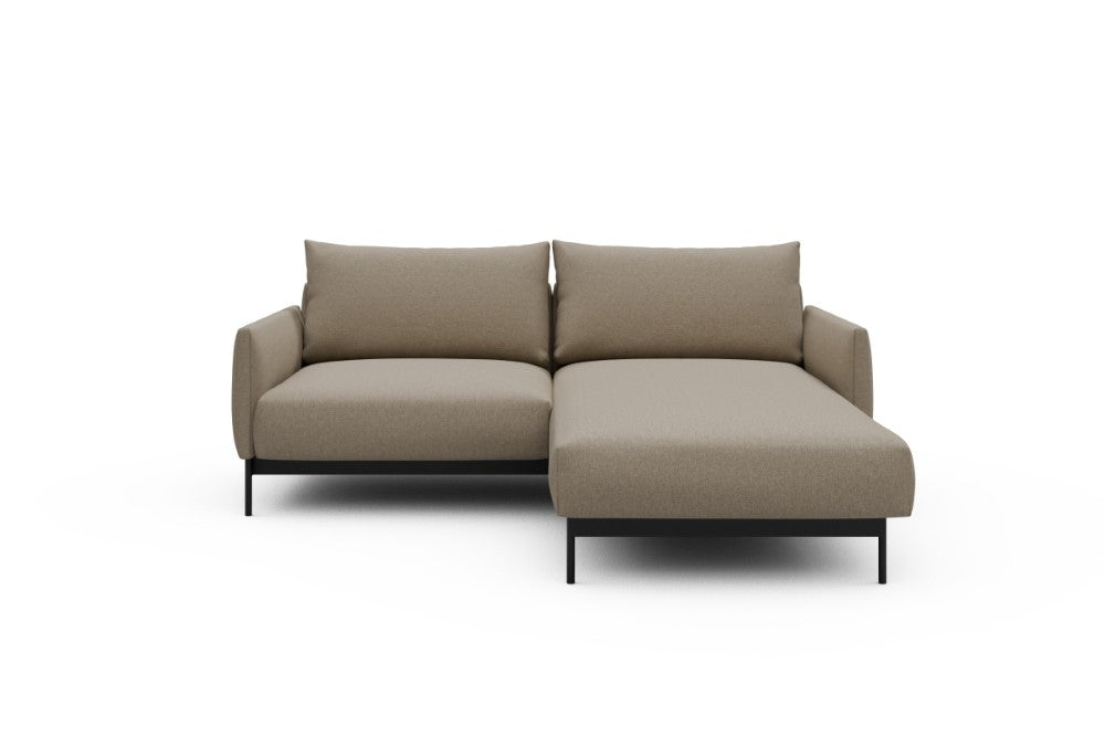 Tokey Modular Sofa - D1 - 195 x 185 cm - 1 Seater + Chaise - 445 Satya Natural Biege