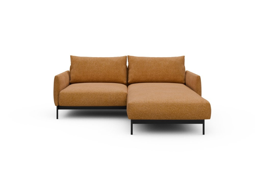 Tokey Modular Sofa - D1 - 195 x 185 cm - 1 Seater + Chaise - 497 Casone Warm Yellow
