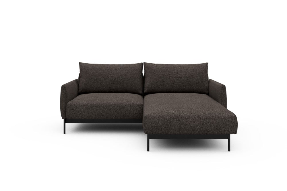 Tokey Modular Sofa - D1 - 195 x 185 cm - 1 Seater + Chaise - 530 Bouclé Taupe