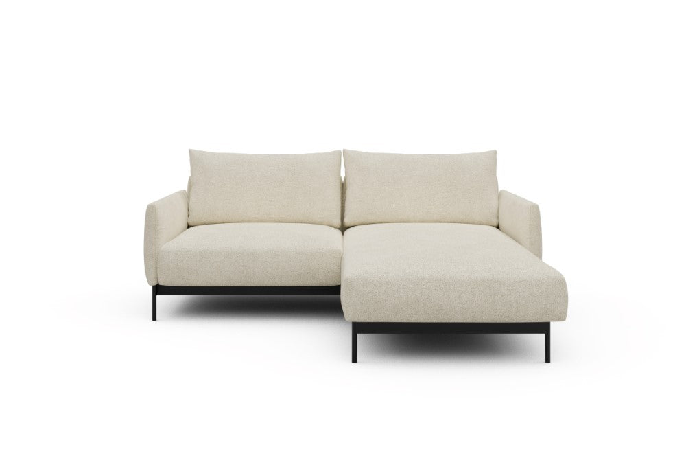 Tokey Modular Sofa - D1 - 195 x 185 cm - 1 Seater + Chaise - 531 Bouclé Off White