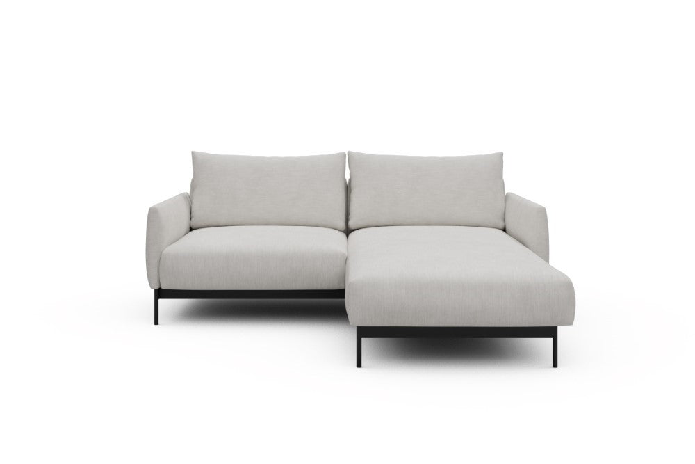 Tokey Modular Sofa - D1 - 195 x 185 cm - 1 Seater + Chaise - 574 Vivus Dusty Off White