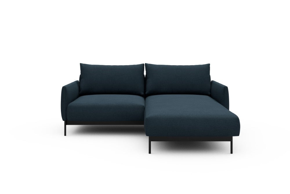 Tokey Modular Sofa - D1 - 195 x 185 cm - 1 Seater + Chaise - 580 Argus Navy Blue