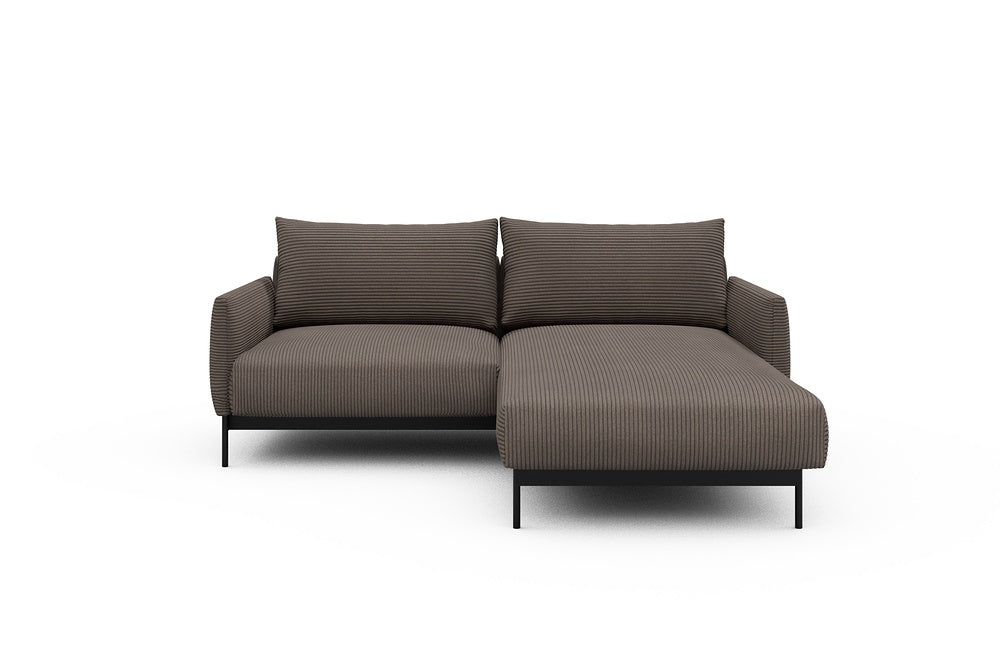 Tokey Modular Sofa - D1 - 195 x 185 cm - 1 Seater + Chaise - 596 Corduroy Mocha