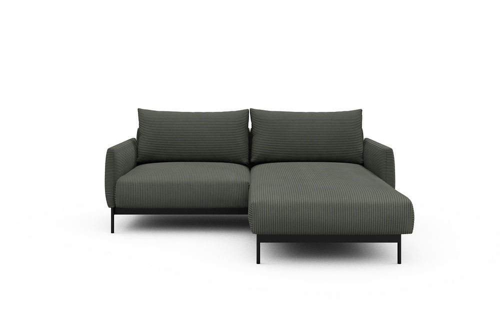 Tokey Modular Sofa - D1 - 195 x 185 cm - 1 Seater + Chaise - 598 Corduroy Sage