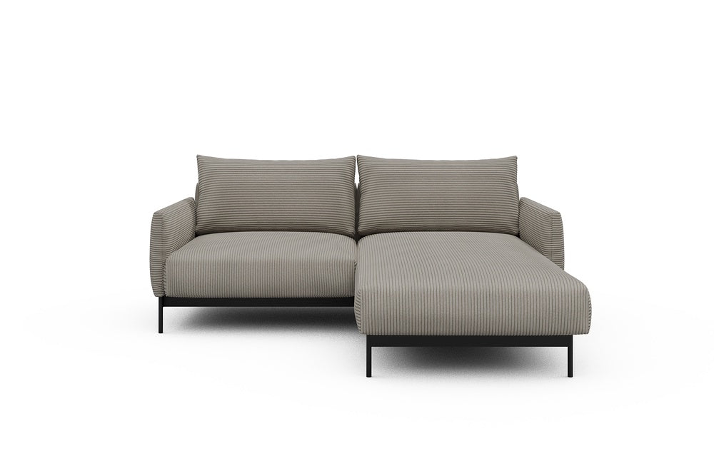 Tokey Modular Sofa - D1 - 195 x 185 cm - 1 Seater + Chaise - 603 Corduroy Beige
