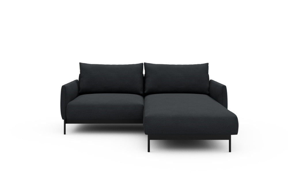 Tokey Modular Sofa - D1 - 195 x 185 cm - 1 Seater + Chaise - 766 Cura Anthracite