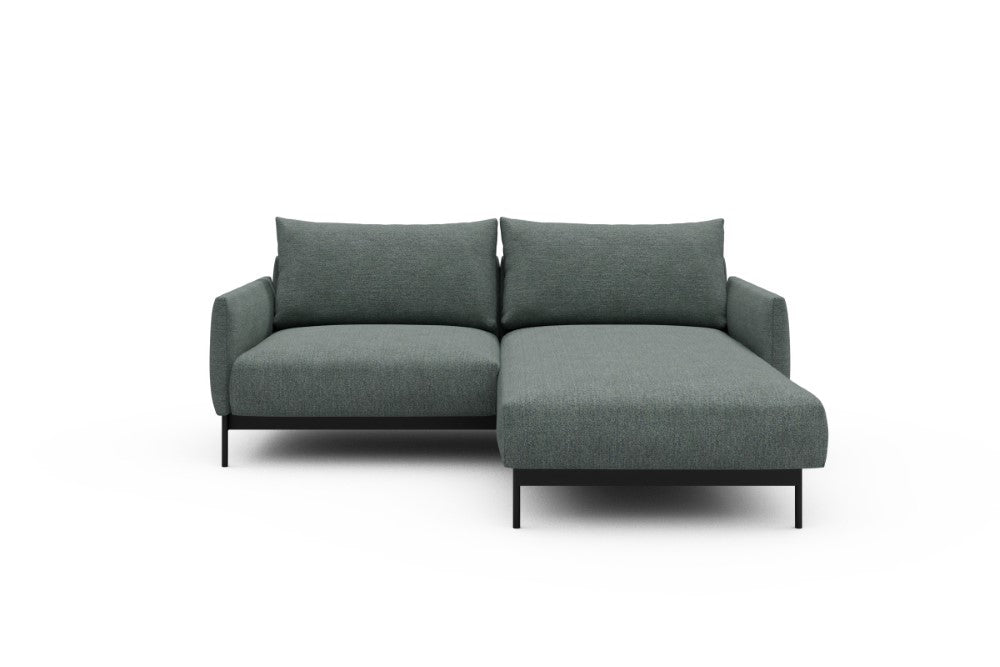 Tokey Modular Sofa - D1 - 195 x 185 cm - 1 Seater + Chaise - 770 Carreno Cielo Blue
