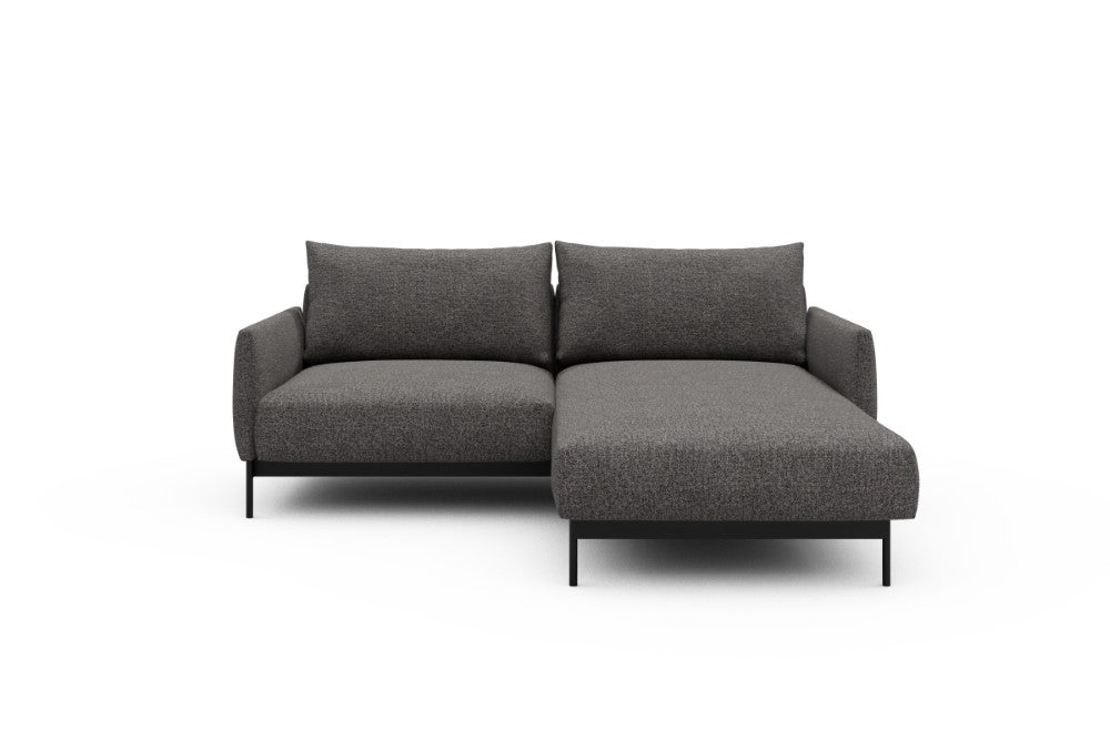 Tokey Modular Sofa - D1 - 195 x 185 cm - 1 Seater + Chaise - 772 Carreno Salt & Pepper