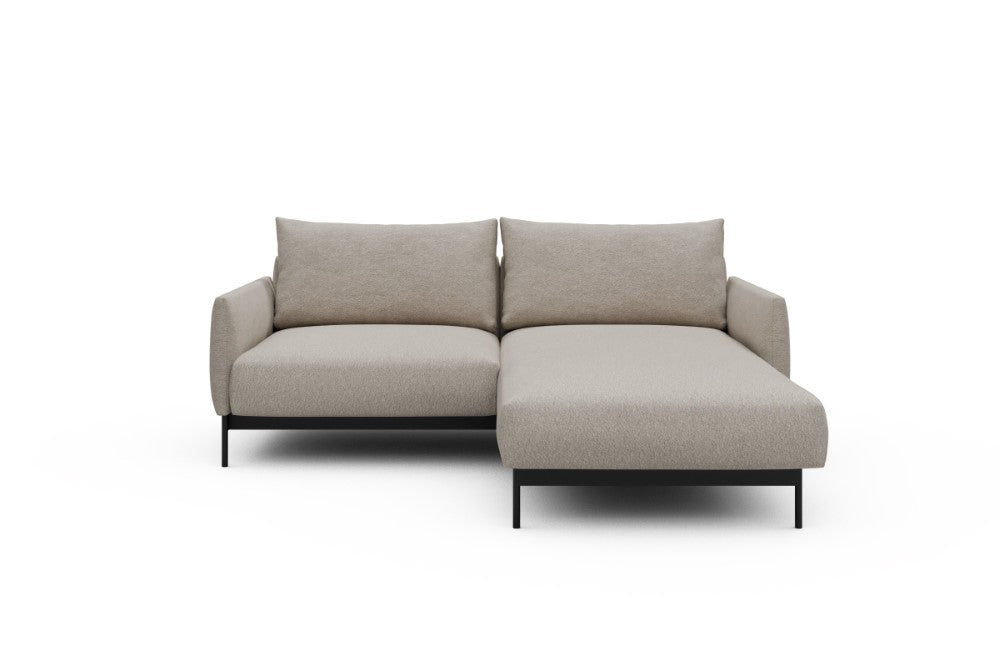 Tokey Modular Sofa - D1 - 195 x 185 cm - 1 Seater + Chaise - 816 Aivi Lace Beige