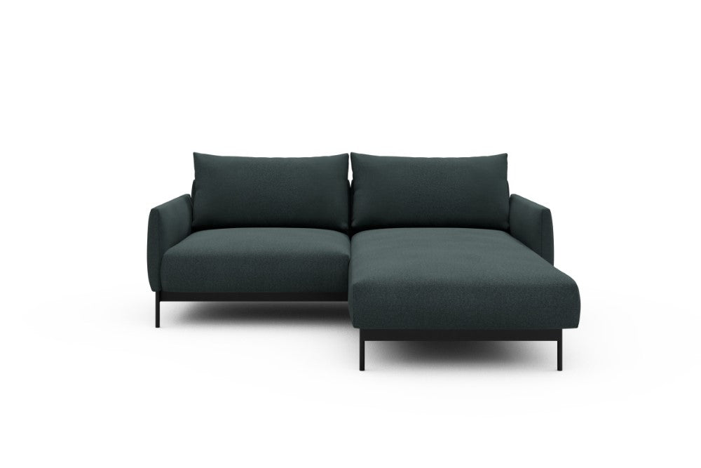 Tokey Modular Sofa - D1 - 195 x 185 cm - 1 Seater + Chaise - 851 Mahoga Dark Blue