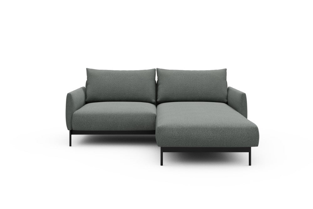 Tokey Modular Sofa - D1 - 195 x 185 cm - 1 Seater + Chaise - 853 Mahoga Dove Grey